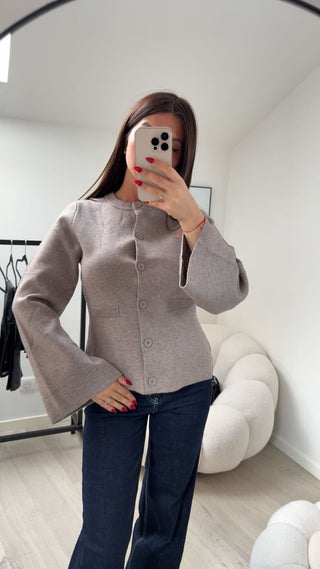 Gilet Alba Taupe
